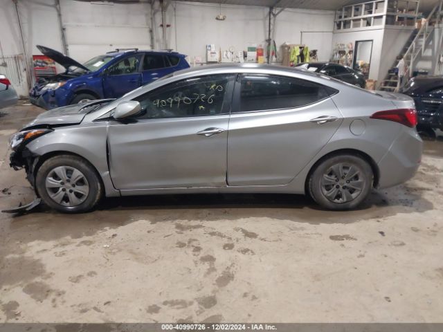 KMHDH4AE8GU512907 Hyundai ELANTRA SE