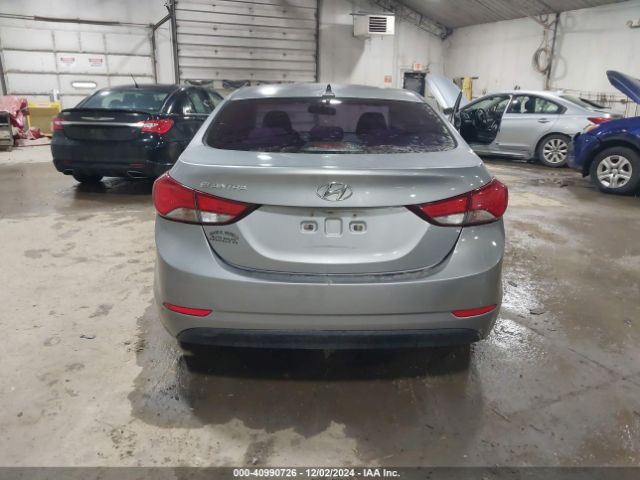 KMHDH4AE8GU512907 Hyundai ELANTRA SE