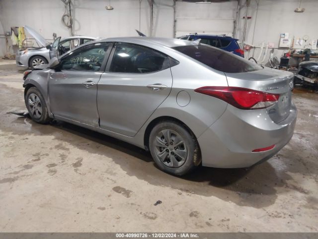 KMHDH4AE8GU512907 Hyundai ELANTRA SE