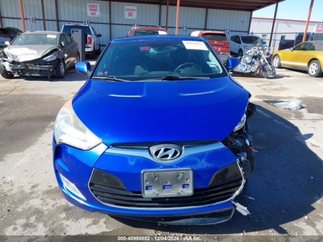 KMHTC6AD7EU188763 Hyundai Veloster Base W/black