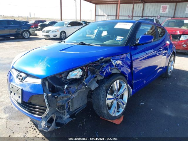 KMHTC6AD7EU188763 Hyundai Veloster Base W/black