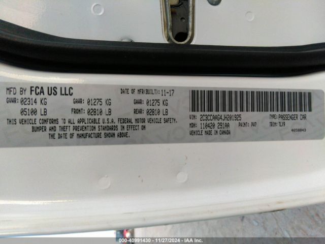 2C3CCAAG4JH201925 Chrysler 300 Touring L