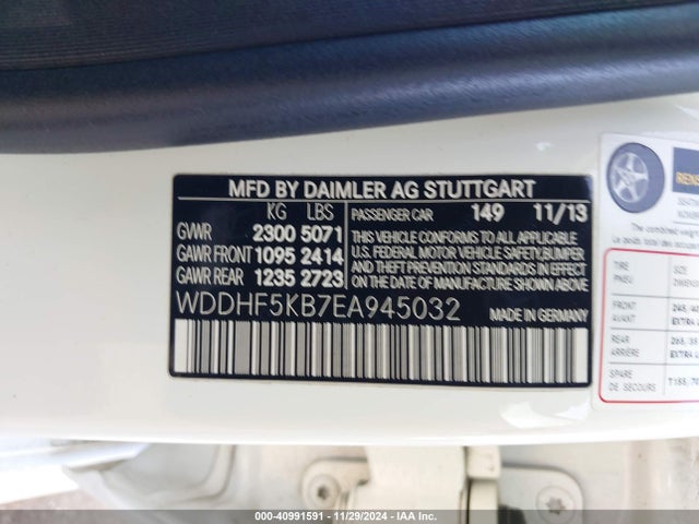 WDDHF5KB7EA945032 Mercedes-Benz E 350