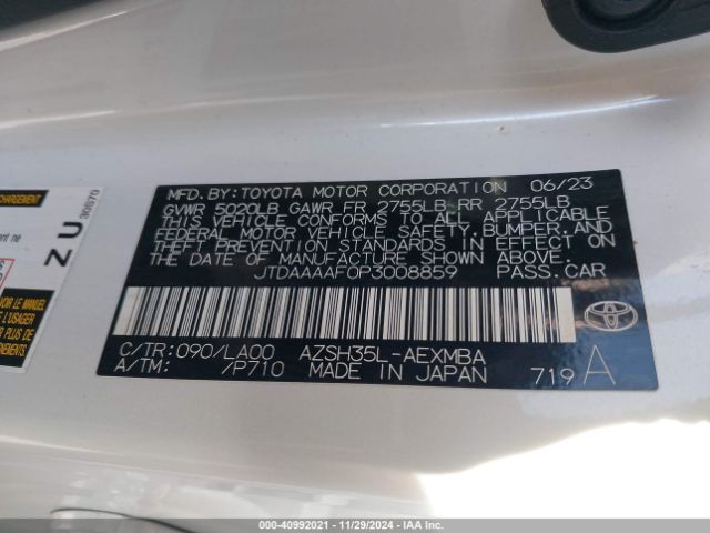 JTDAAAAF0P3008859 Toyota Crown Limited