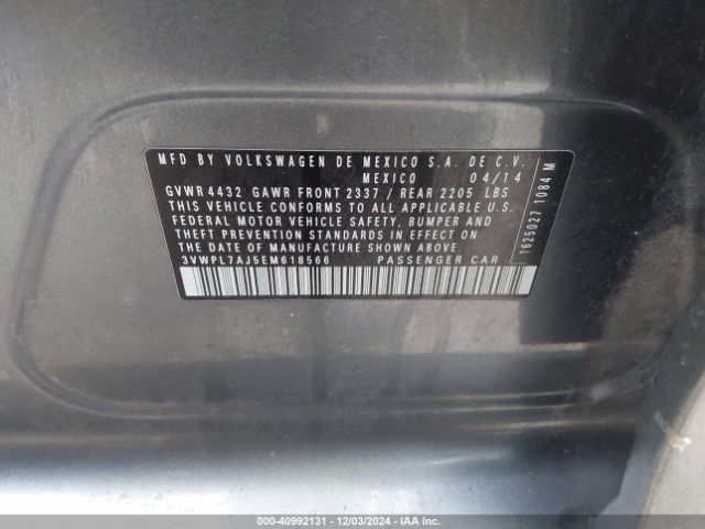 3VWPL7AJ5EM618566 Volkswagen Jetta Sportwagen 2.0l Tdi