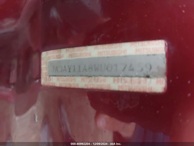 1998 MITSUBISHI MIRAGE JA3AY11A8WU017459 Photo 8