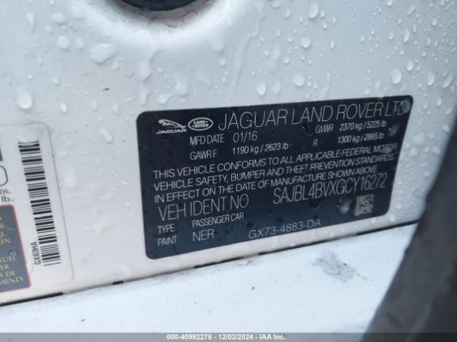 2016 JAGUAR XF SAJBL4BVXGCY16272 Photo 8