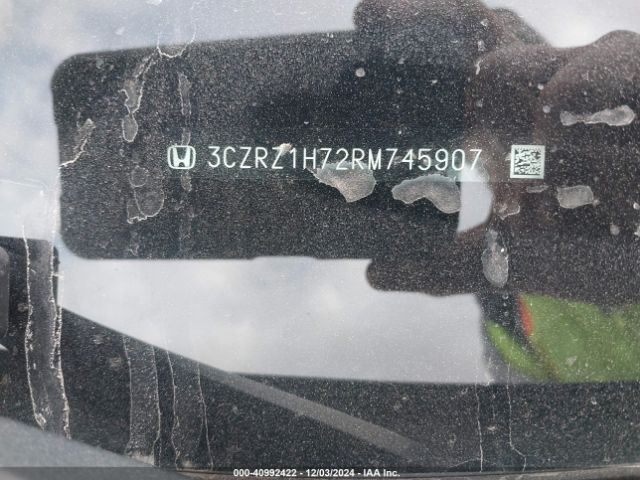 3CZRZ1H72RM745907 Honda Hr-v 2wd Ex-l/2wd Ex-l W/o Bsi