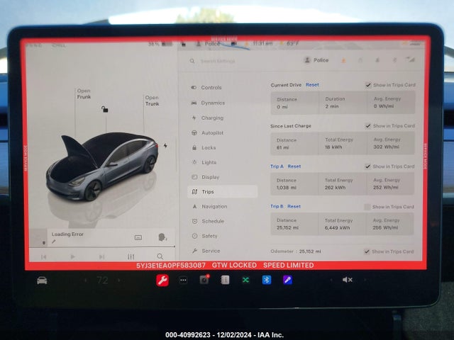 2023 TESLA MODEL 3 5YJ3E1EA0PF583087 Photo 6