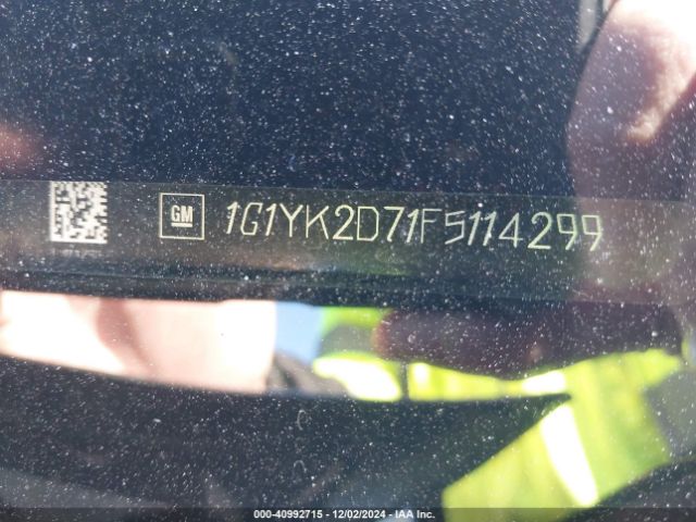 1G1YK2D71F5114299 Chevrolet Corvette Stingray Z51