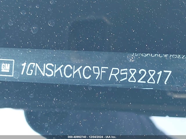 1GNSKCKC9FR582817 Chevrolet Tahoe Ltz