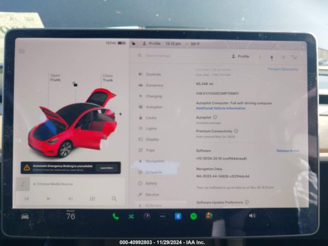 5YJYGAEE3MF136851 Tesla Model Y Long Range Dual Motor All-wheel Drive
