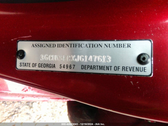 3GCUKSECXJG147613 Chevrolet Silverado 1500 2lz