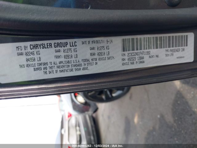 2C3CDZAG1FH711992 Dodge Challenger Sxt