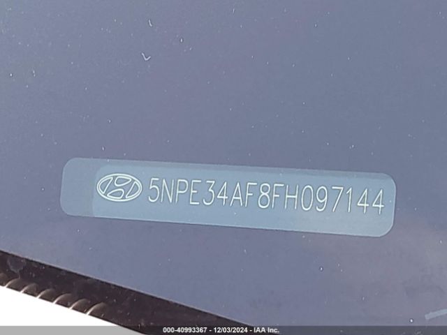 5NPE34AF8FH097144 Hyundai Sonata Sport