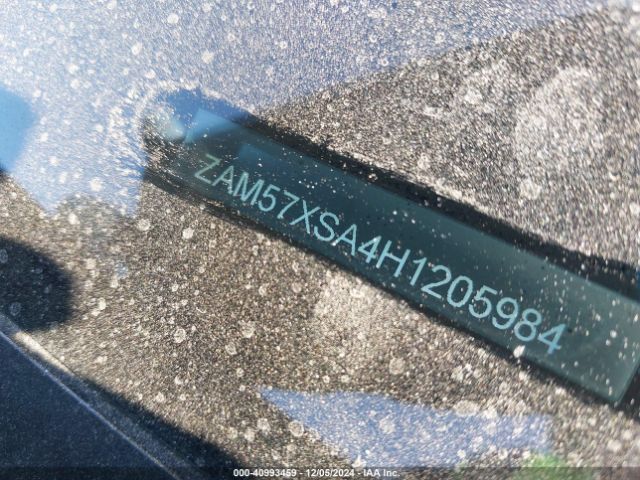 ZAM57XSA4H1205984 Maserati Ghibli