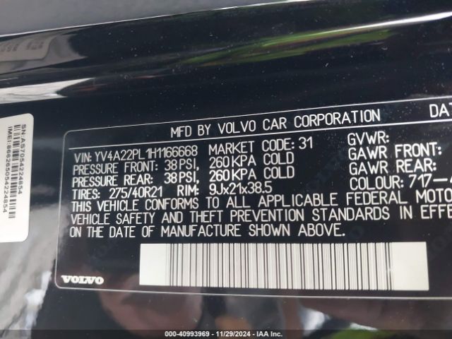 2017 VOLVO XC90 YV4A22PL1H1166668 Photo 8