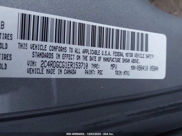 Dodge Grand Caravan Sxt 2014 2C4RDGCG1ER153710 Image 9