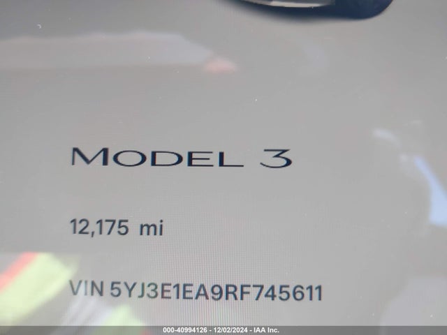 2024 TESLA MODEL 3 5YJ3E1EA9RF745611 Photo 6