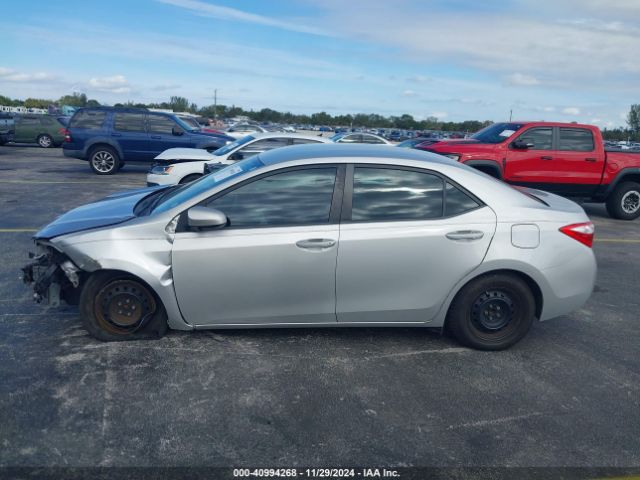 2T1BURHE5FC441719 Toyota COROLLA L