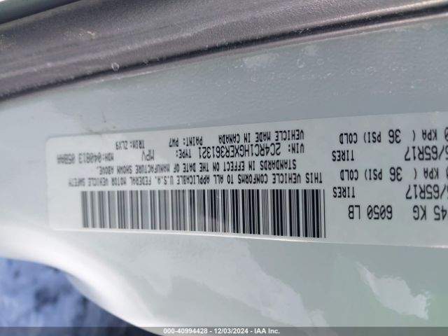 2C4RC1HGXER361321 Chrysler Town & Country S