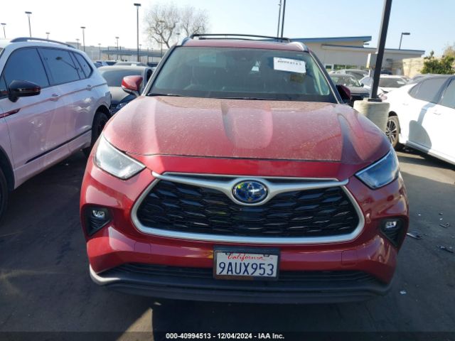 5TDHBRCH3NS552163 Toyota Highlander Hybrid Xle
