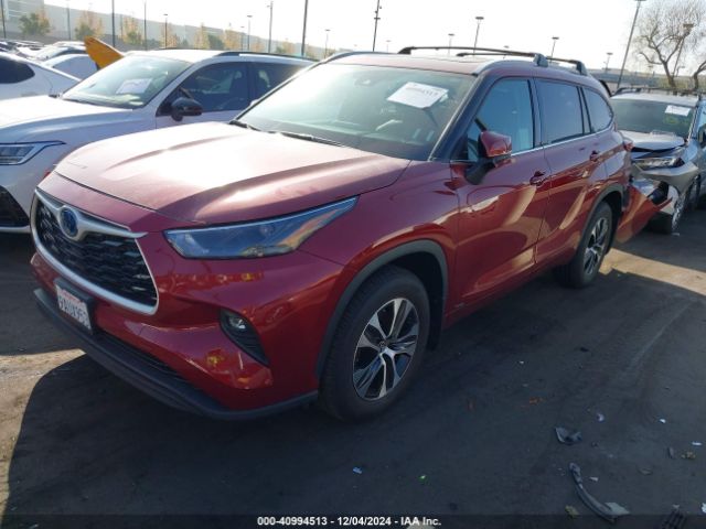 5TDHBRCH3NS552163 Toyota Highlander Hybrid Xle