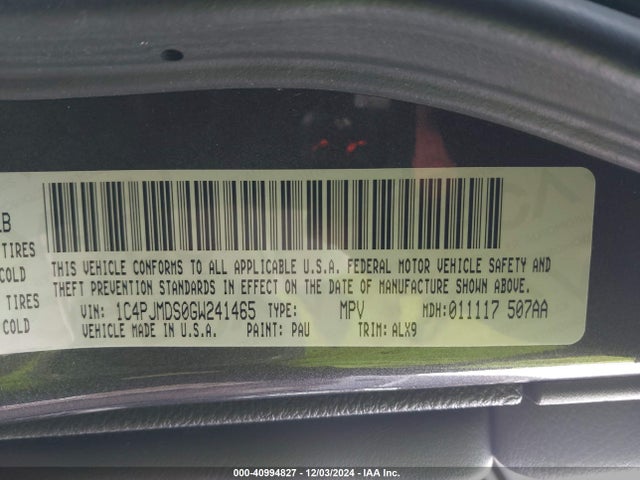 Jeep Cherokee Limited 2016 1C4PJMDS0GW241465 Image 9