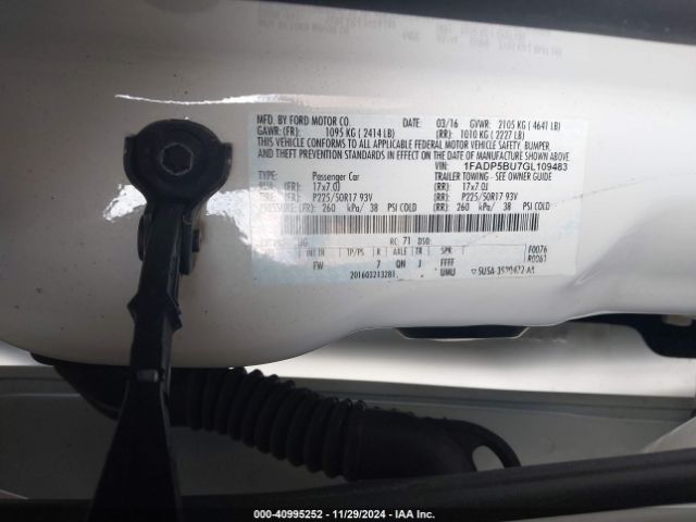 1FADP5BU7GL109483 Ford C-max Hybrid Sel