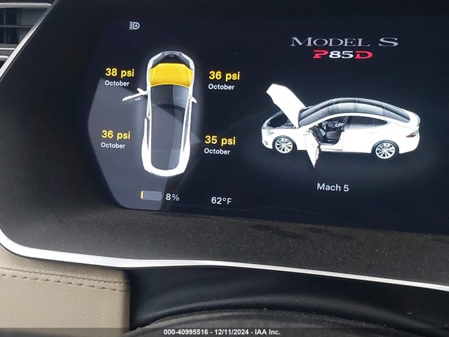 Tesla Model S 70d/85d/p85d 2015 5YJSA1H27FFP78291 Image 17