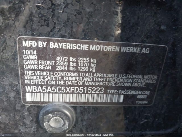 WBA5A5C5XFD515223 BMW 528I