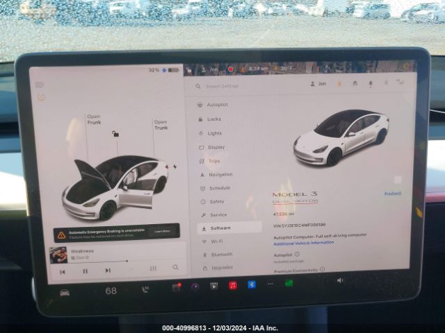 5YJ3E1EC4MF056196 Tesla Model 3 Performance Dual Motor All-wheel Drive