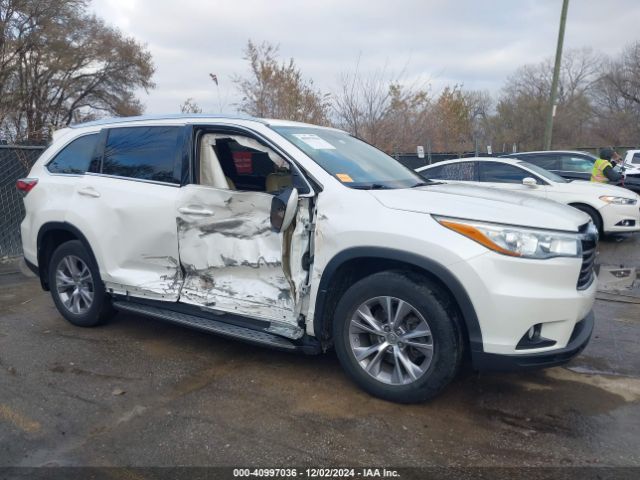 5TDKKRFH3FS109773 Toyota Highlander Xle V6