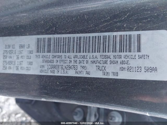 1C6RREBT6LN294763 RAM 1500 Big Horn  4x2 6'4 Box