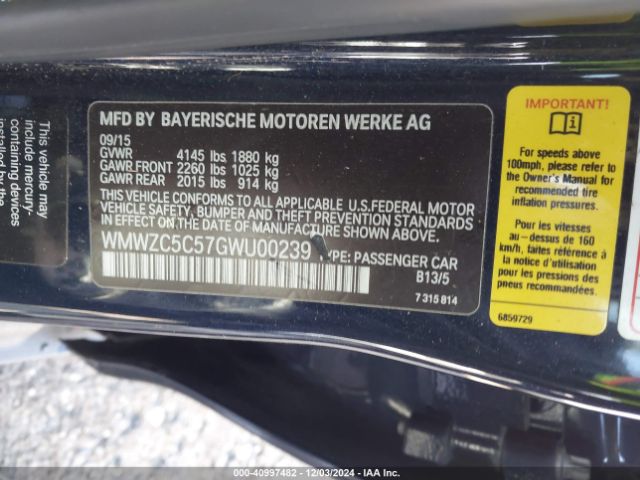 WMWZC5C57GWU00239 Mini Countryman Cooper S
