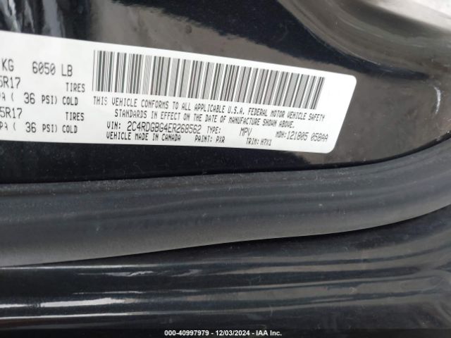 2C4RDGBG4ER268562 Dodge Grand Caravan American Value Pkg