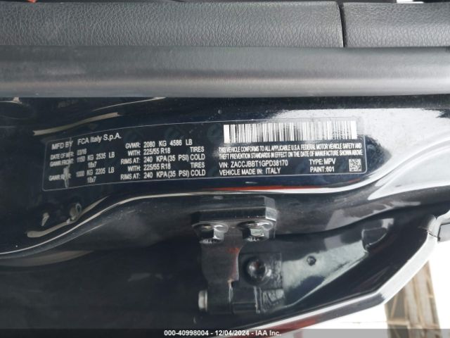 ZACCJBBT1GPD38170 Jeep Renegade 75th Anniversary
