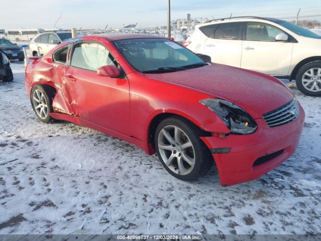 Auction sale of the 2003 Infiniti G35 Base W/leather, vin: JNKCV54E43M211747, lot number: 40998737