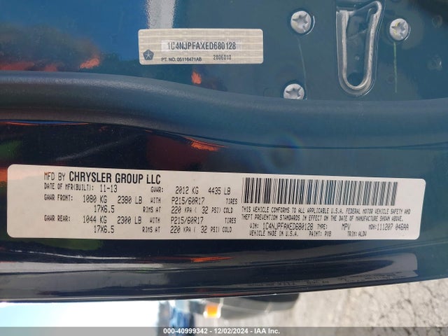 1C4NJPFAXED680128 Jeep Patriot High Altitude