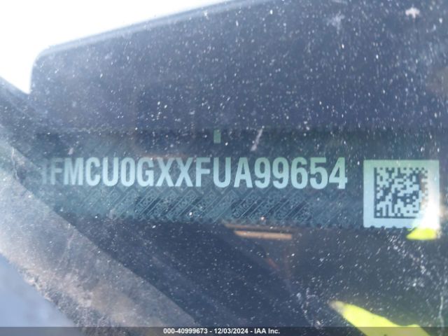 1FMCU0GXXFUA99654 Ford ESCAPE SE