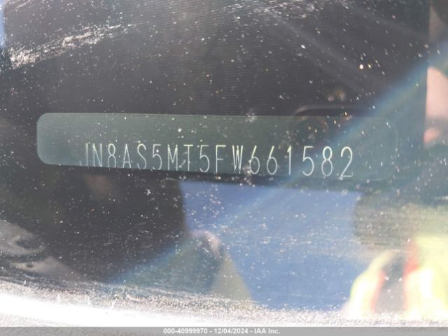 JN8AS5MT5FW661582 Nissan Rogue Select S