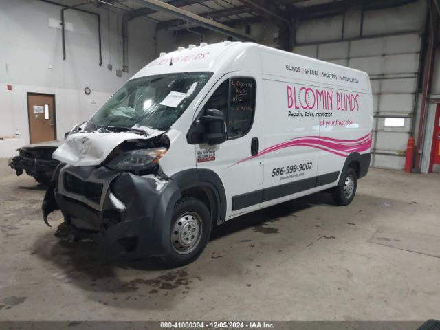 3C6TRVDG1KE563342 RAM Promaster 2500 High Roof 159 Wb