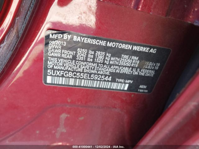 5UXFG8C55EL592544 BMW X6 Xdrive50i