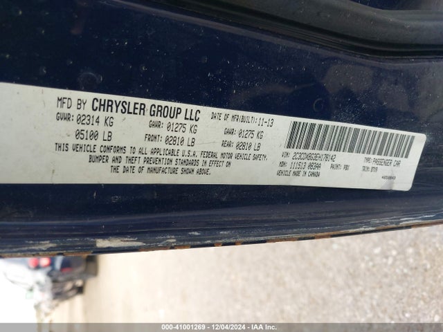 2C3CDXBG3EH178142 Dodge Charger Se