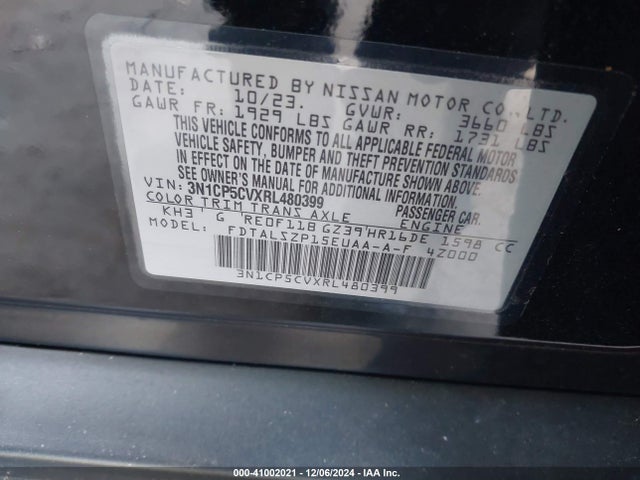 Nissan Kicks Sv Xtronic Cvt 2024 3N1CP5CVXRL480399 Image 9