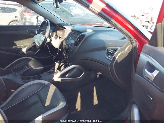 Hyundai Veloster Turbo W/black 2014 KMHTC6AE6EU191758 Image 4