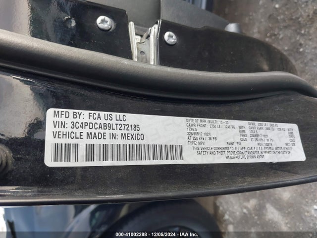 Dodge Journey Se Value 2020 3C4PDCAB9LT272185 Image 9