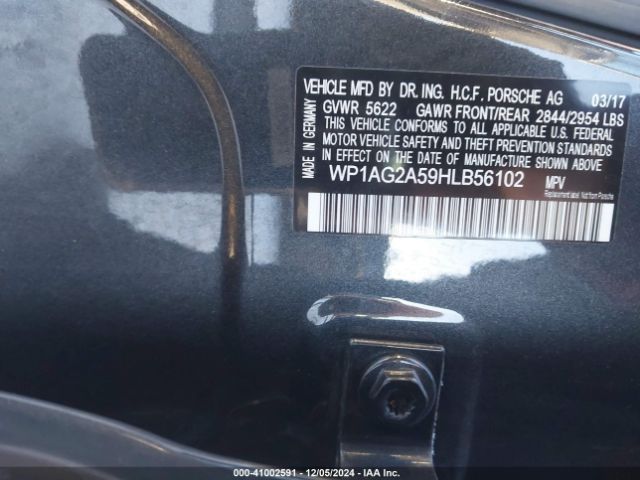 WP1AG2A59HLB56102 Porsche Macan Gts