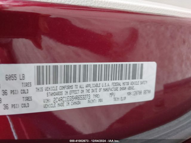 2C4RC1EG5HR653273 Chrysler Pacifica Touring-l Plus