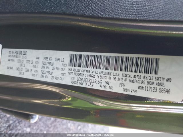 1C4BJWEG3GL161546 Jeep Wrangler Unlimited Sahara